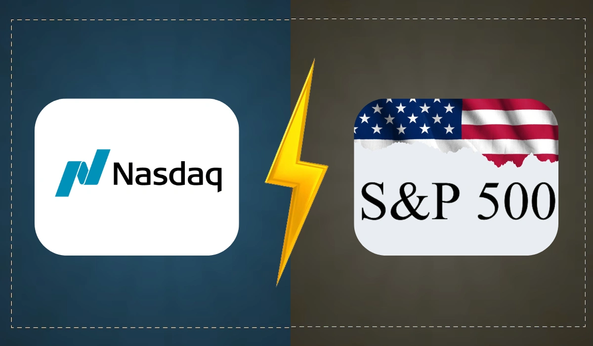 Nasdaq 100 vs S&P 500 over The Last 10 Years