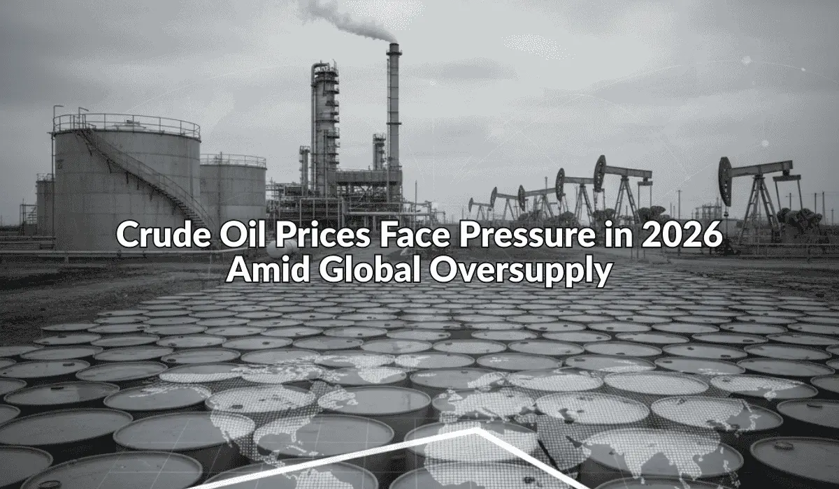 Crude oil prices remain under pressure in 2026 due to global oversupply and weak demand
