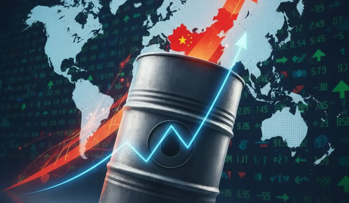 Global crude oil market reacts to China’s 2026 economic stimulus with rising prices