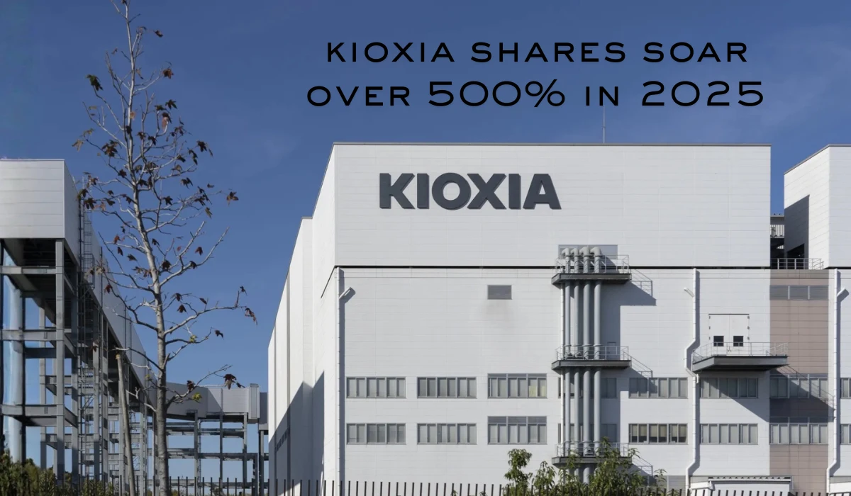 Kioxia Shares Soar Over 500% in 2025 On AI Memory Demand; Valuation Concerns Persist