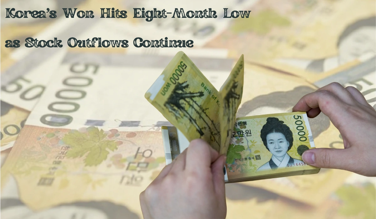 Korea’s Won Hits Eight-Month Low as Stock Outflows Continue