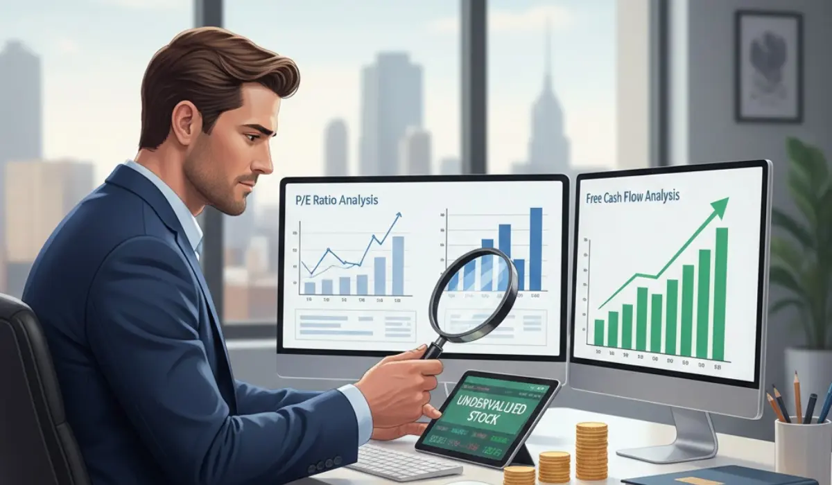 Value Investing strategy for identifying undervalued stocks