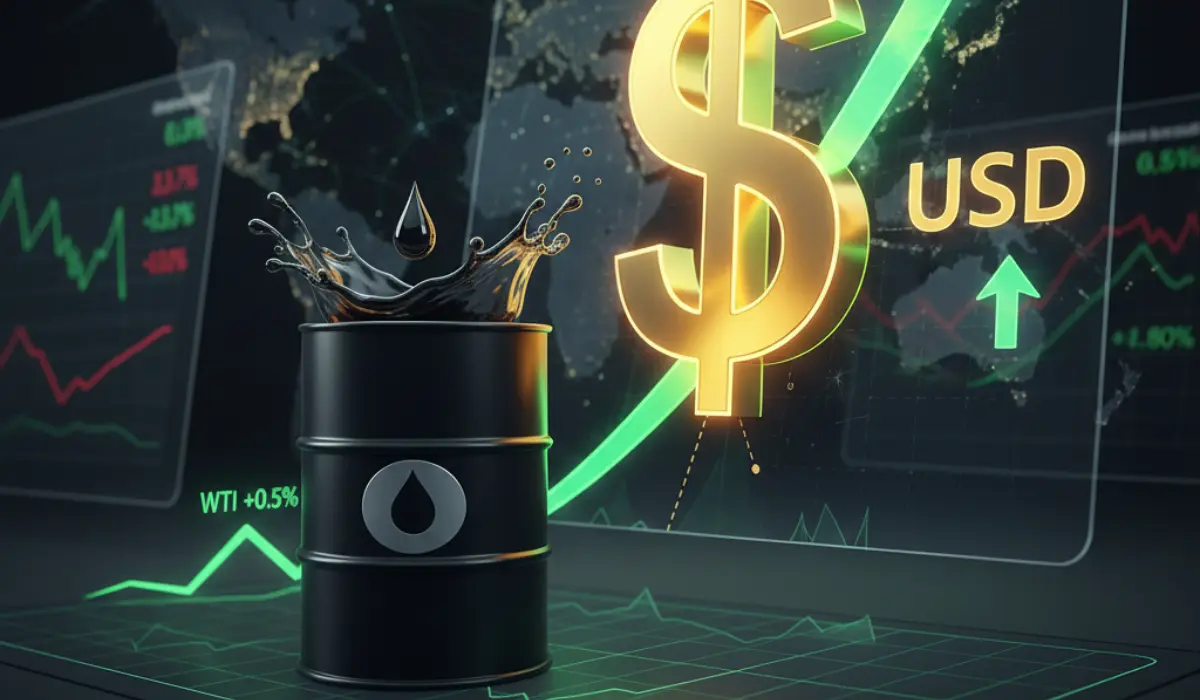 Crude Oil Rebounds Slightly Despite Dollar Strength 