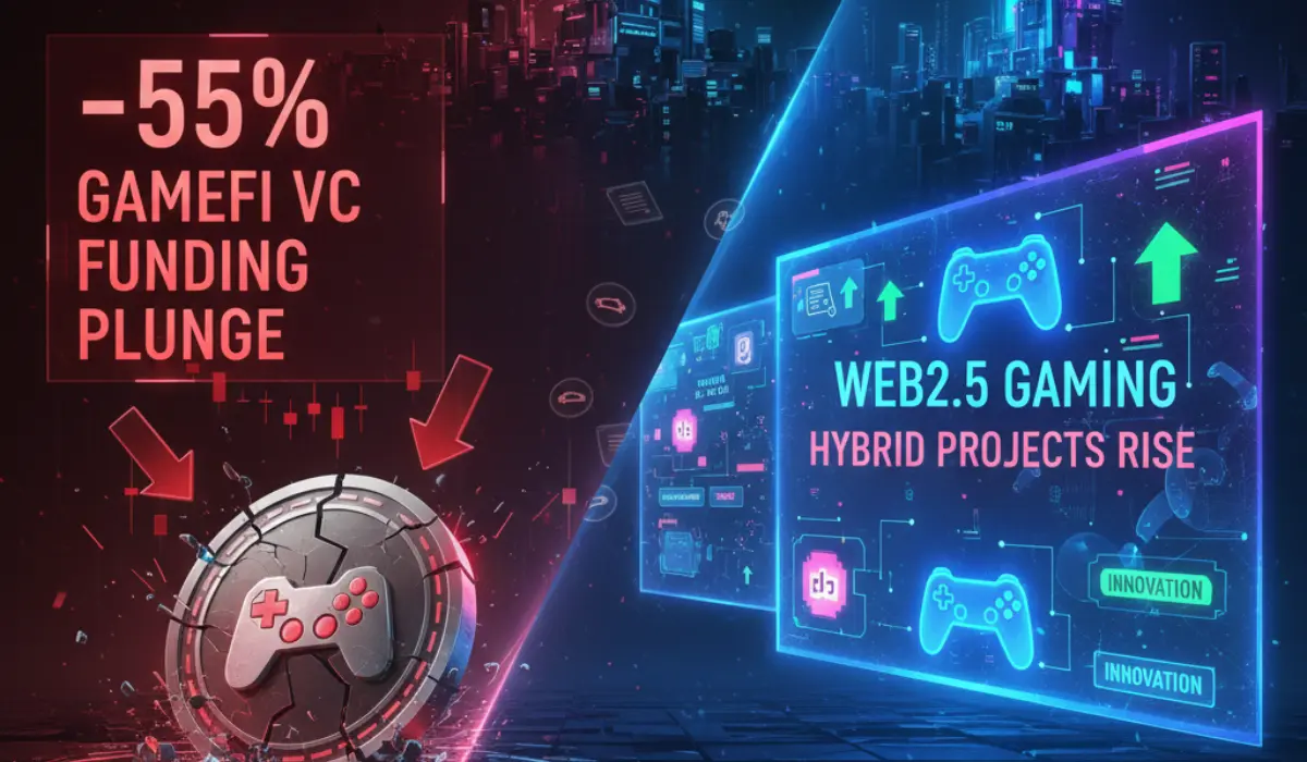 GameFi VC Funding Slumps 55% in 2025 as Web2.5 Games Gain Traction