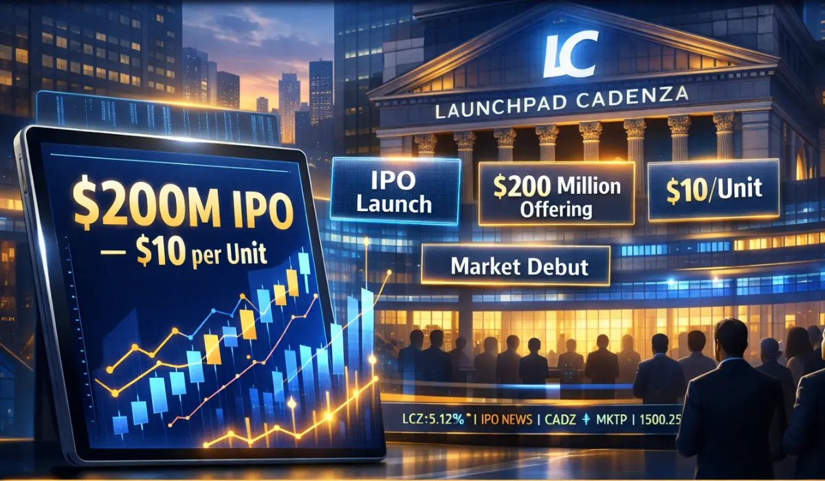 Launchpad Cadenza Prices $200M IPO, Units Set at $10 Each
