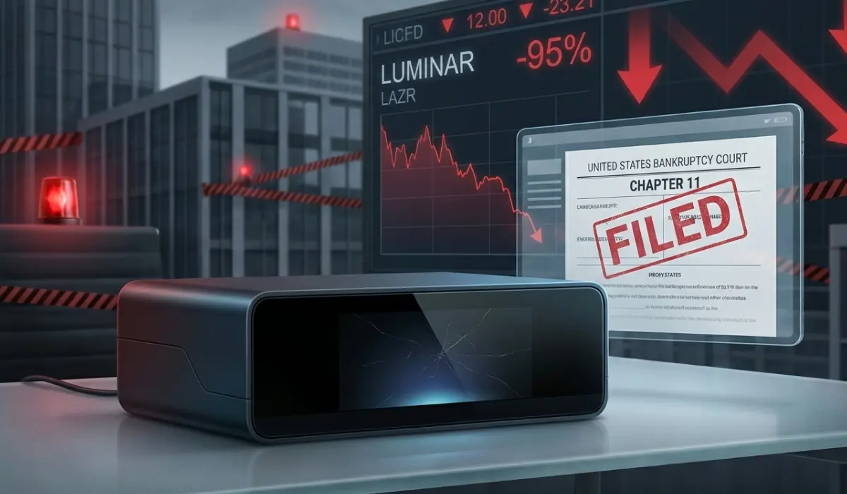 Lidar-Maker Luminar Files for Bankruptcy