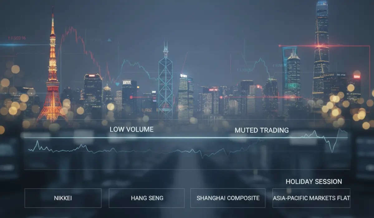 Muted Momentum for Asian Shares in Holiday Trading