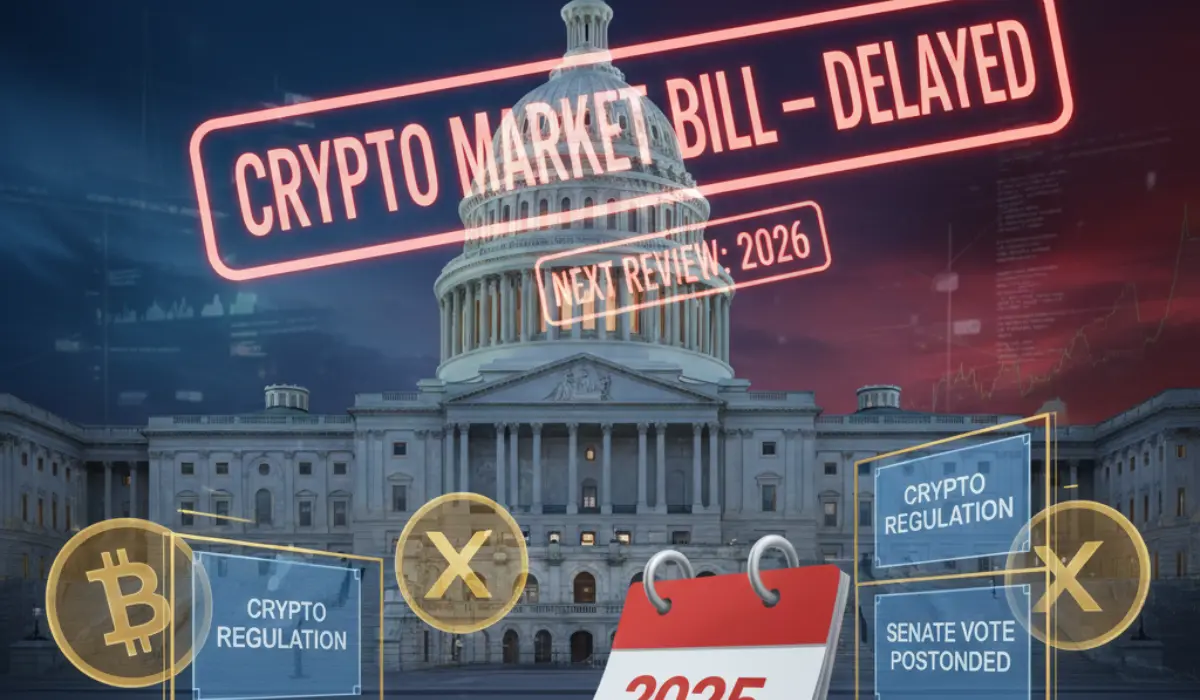 US Senate Delays Crypto Market Structure Bill to 2026: Expected, But Disappointing