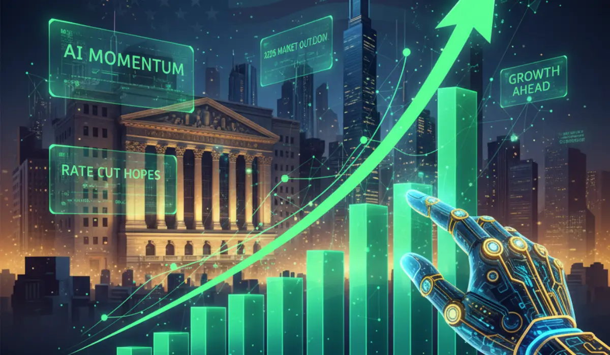 US Stocks Set for 2026 Rally on AI Momentum, Potential Rate Cuts