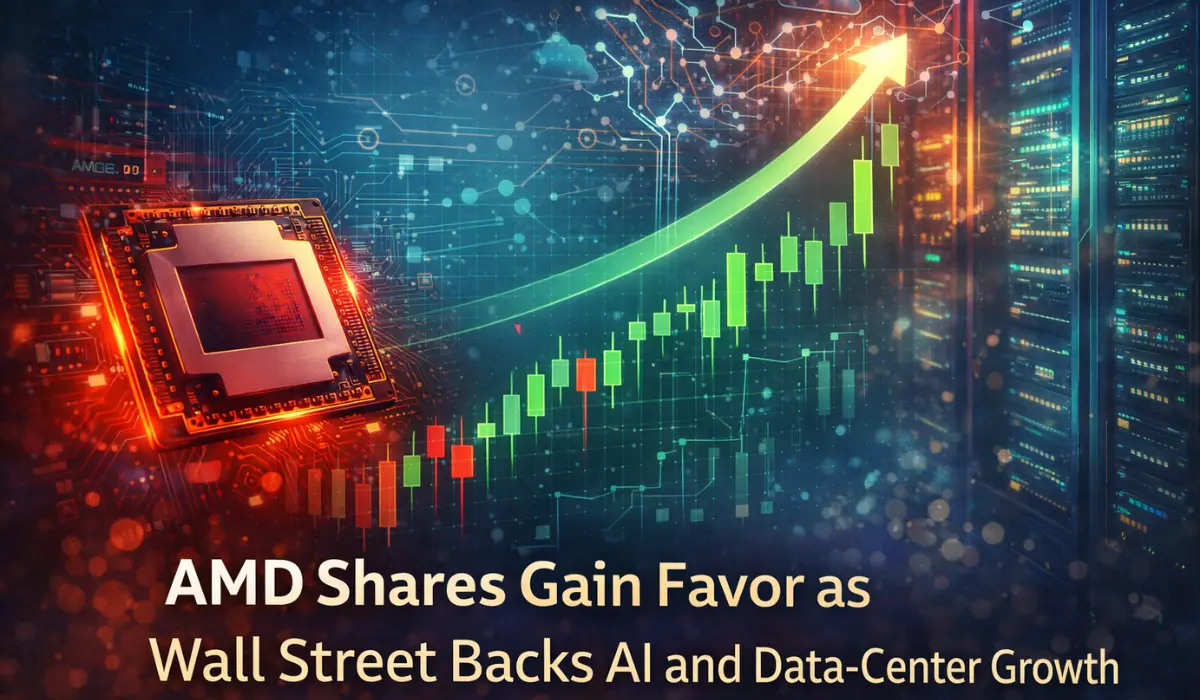 AMD Shares Gain Favor as Wall Street Backs AI and Data-Center Growth