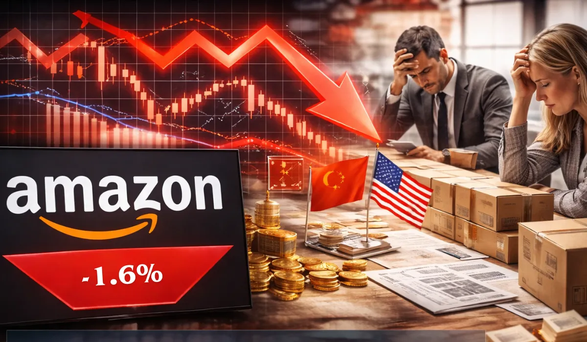 Amazon Shares Fall As Tariff Changes Spur Supplier Talks