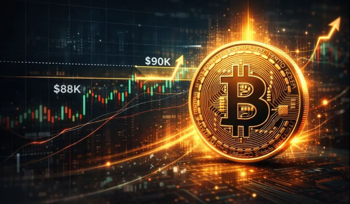 BTC Price Today: Bitcoin Ranges Near $88K With $90K Breakout in Focus