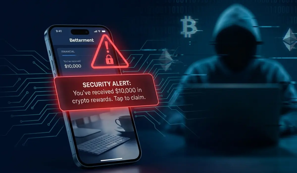 Betterment’s Financial App Sends Customers A $10,000 Crypto Scam Message