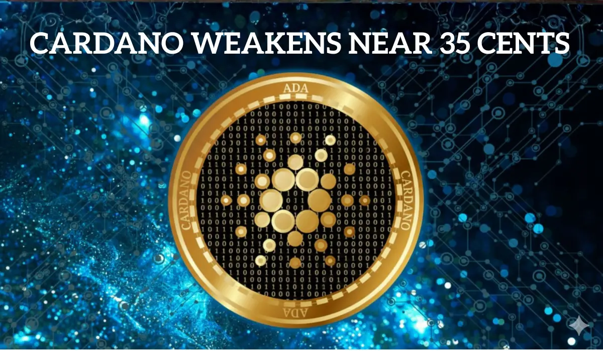 Cardano Weakens Near 35 Cents
