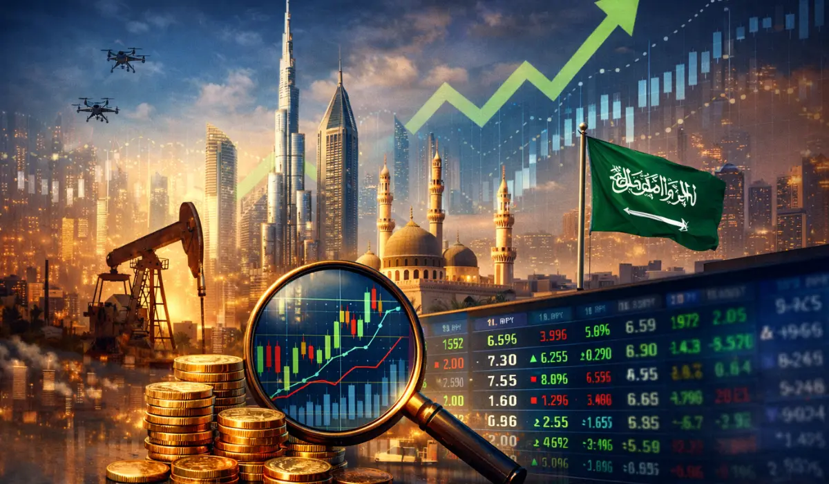 Middle Eastern penny stocks chart and market analysis for January 2026