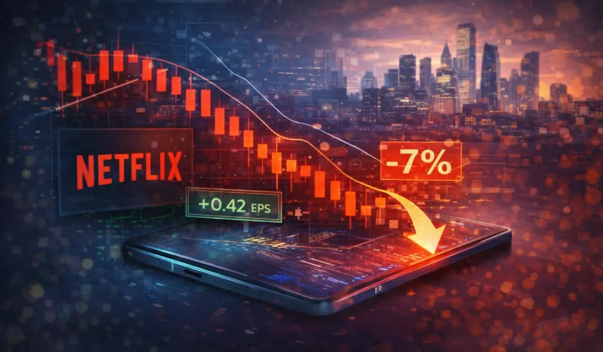 Netflix Shares Slides 7% in Europe Despite Q4 Earnings Beat