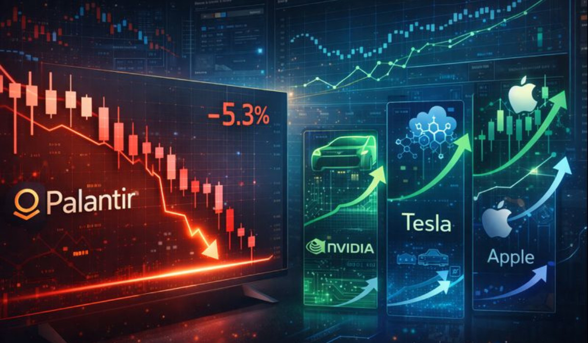 Palantir Shares Decline Even After HD Hyundai Agreement: Peter Thiel Sells Nvidia for Tesla, Microsoft & Apple