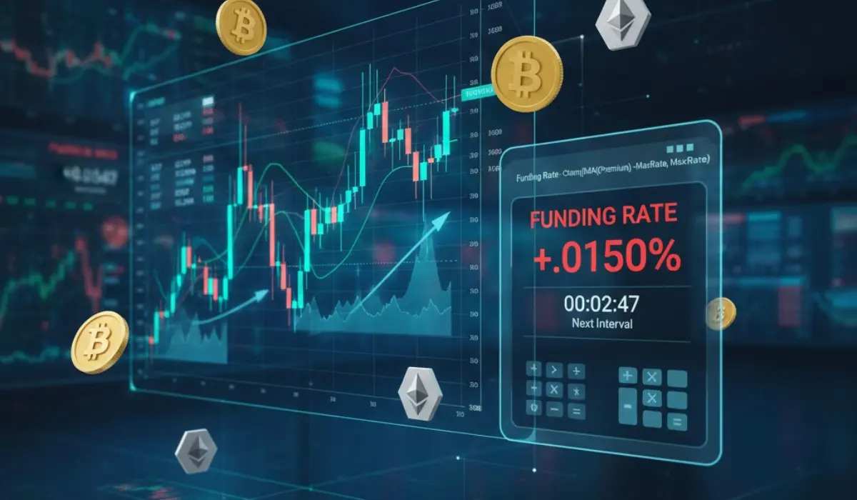 Perpetual Futures Funding Rate in crypto trading showing long and short positions