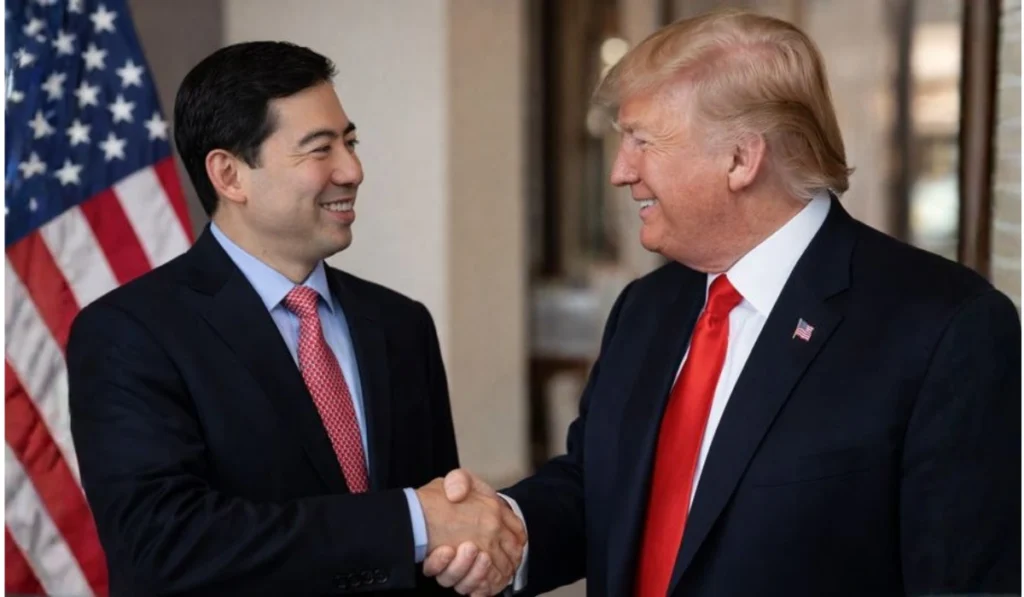 SEC Chair Mark T Uyeda And donald trump