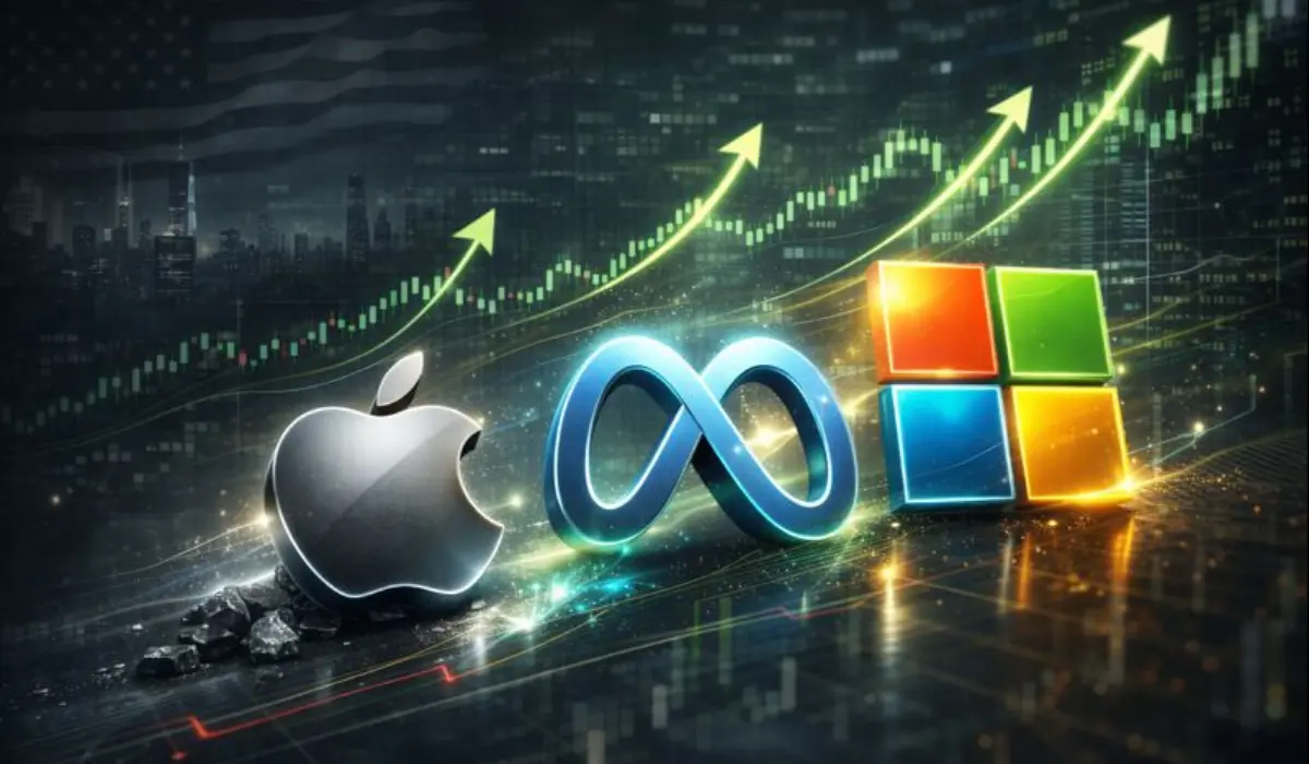 S&P 500, Dow, Nasdaq Advance as Apple, Meta, and Microsoft Lead Tech Rally