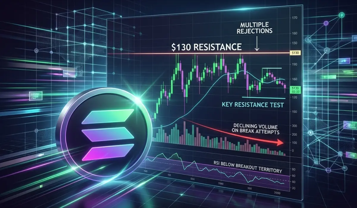 Solana Price Prediction – Solana Struggles To Break $130