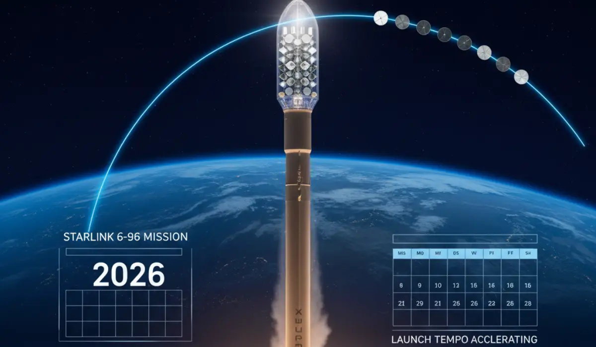 SpaceX Lines Up Starlink 6-96 Launch from Florida as 2026 Launch Tempo Builds