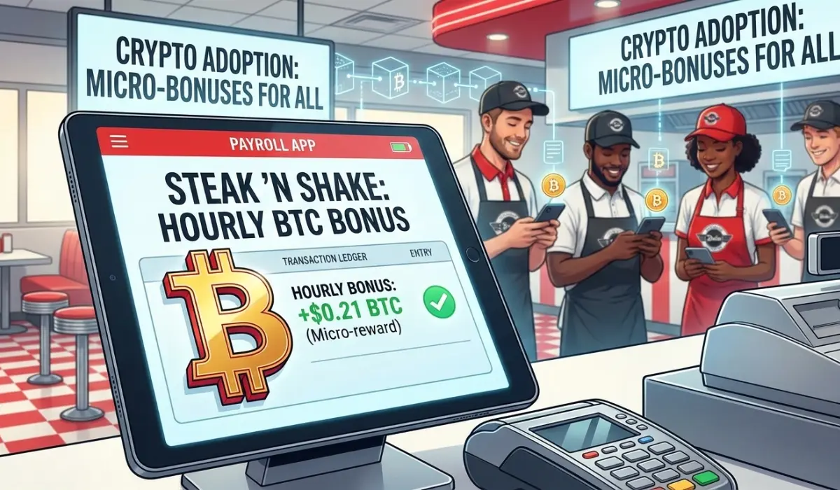 Steak ’n Shake Announces $0.21 Bitcoin Bonus for Hourly Workers