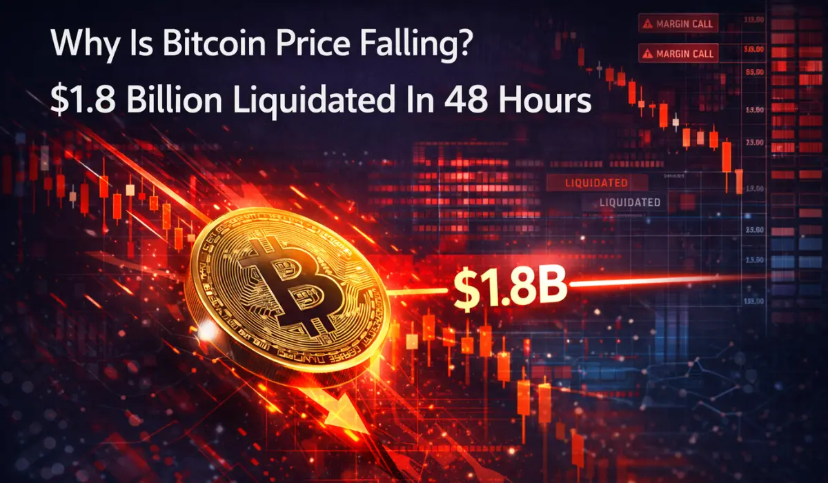 Why Is Bitcoin Price Falling? $1.8 Billion Liquidated In 48 Hours