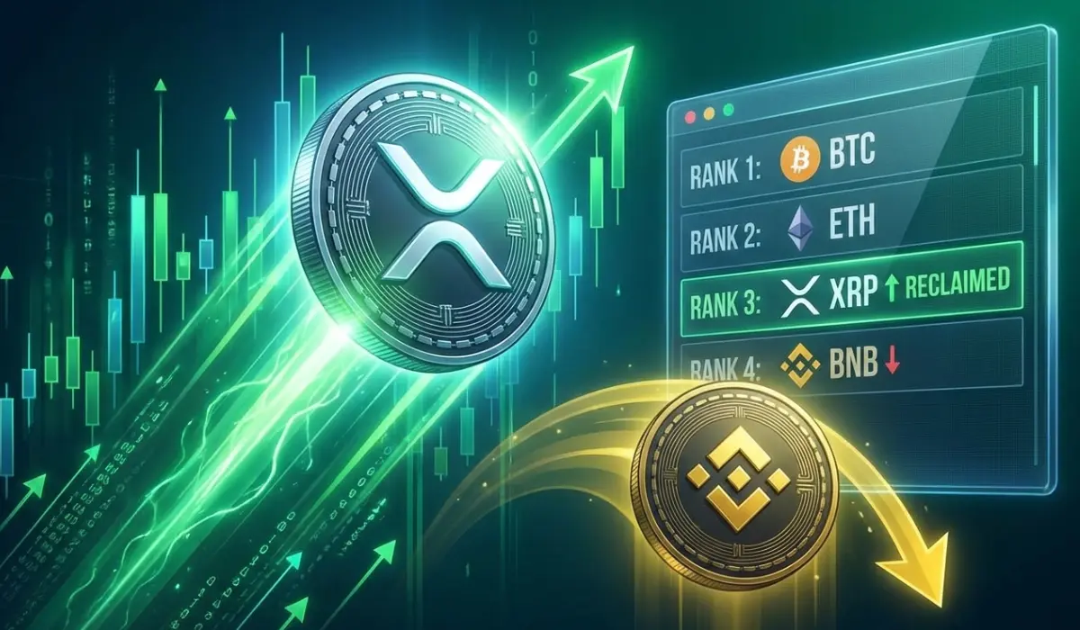 BNB Defeated As XRP Reclaims Its Position in the Top 3