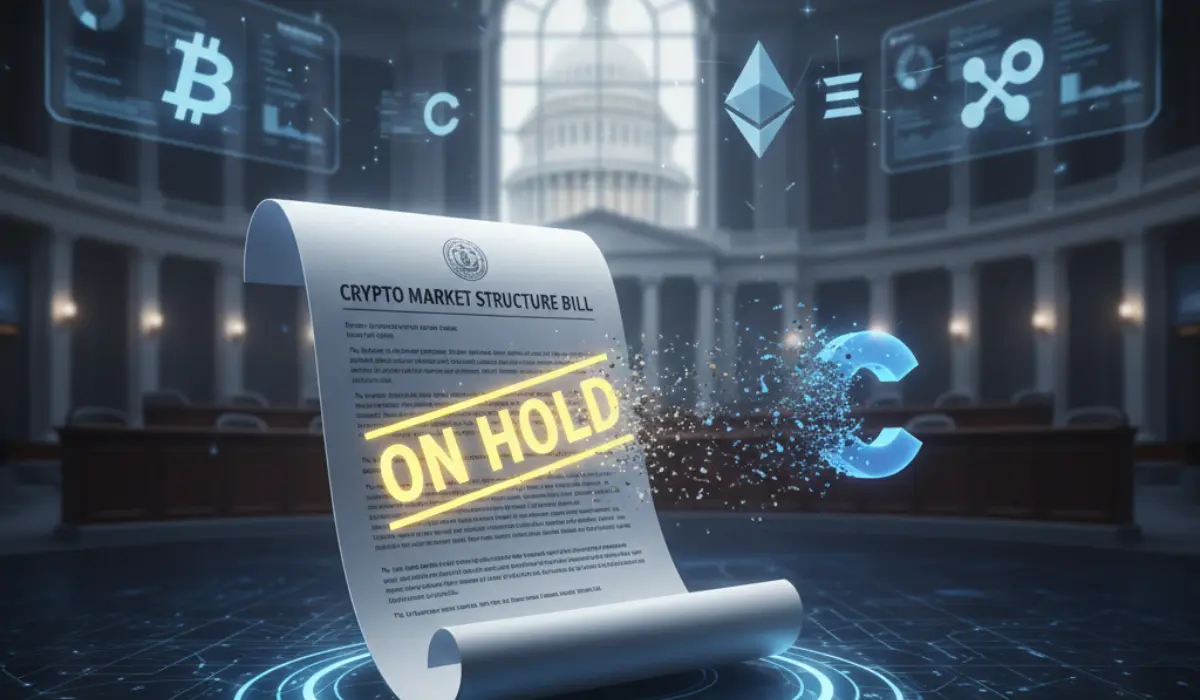 Coinbase Pulls Support, Crypto Market Structure Bill Put on Hold