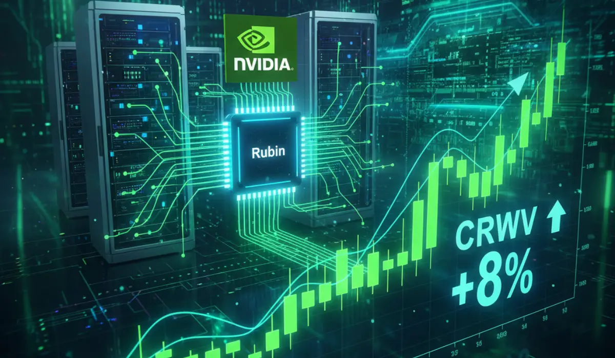 CoreWeave (CRWV) Stock Rises on News It Will Add NVIDIA Rubin AI Platform