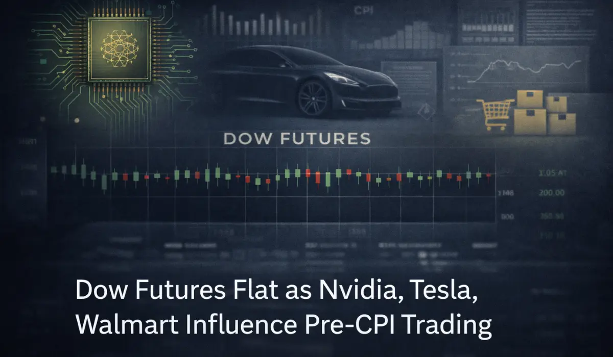 Dow Futures Flat as Nvidia, Tesla, Walmart Drive Pre-CPI Market Moves