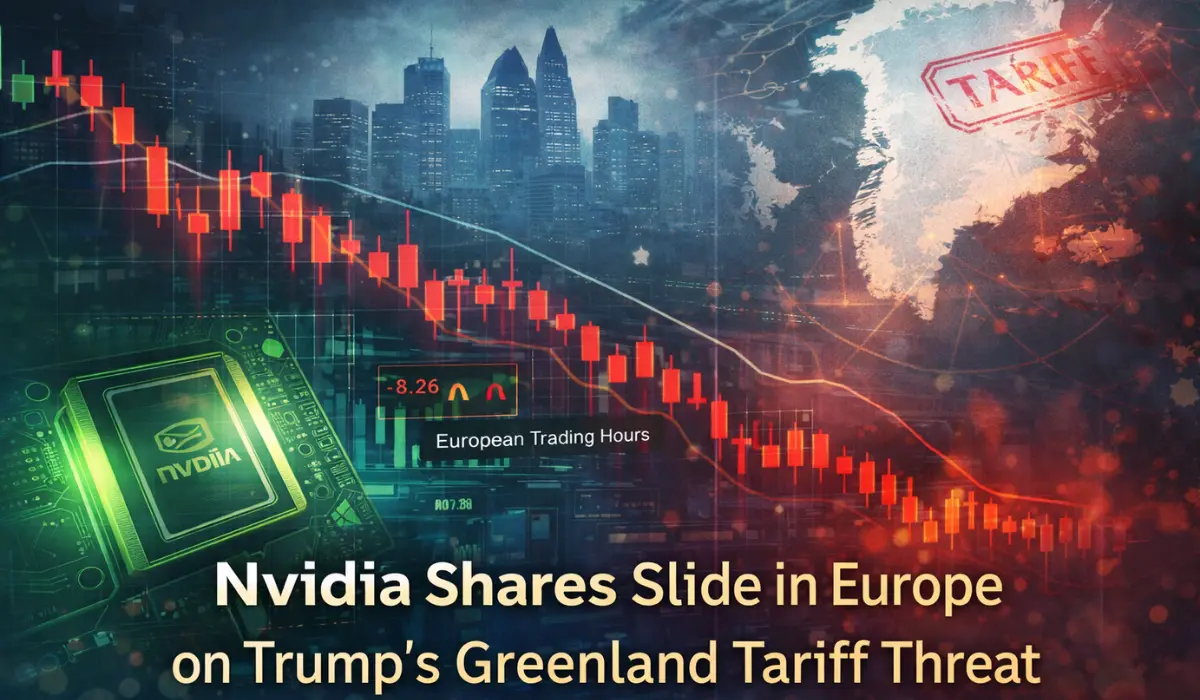 Nvidia Shares Slide in Europe on Trump’s Greenland Tariff Threat
