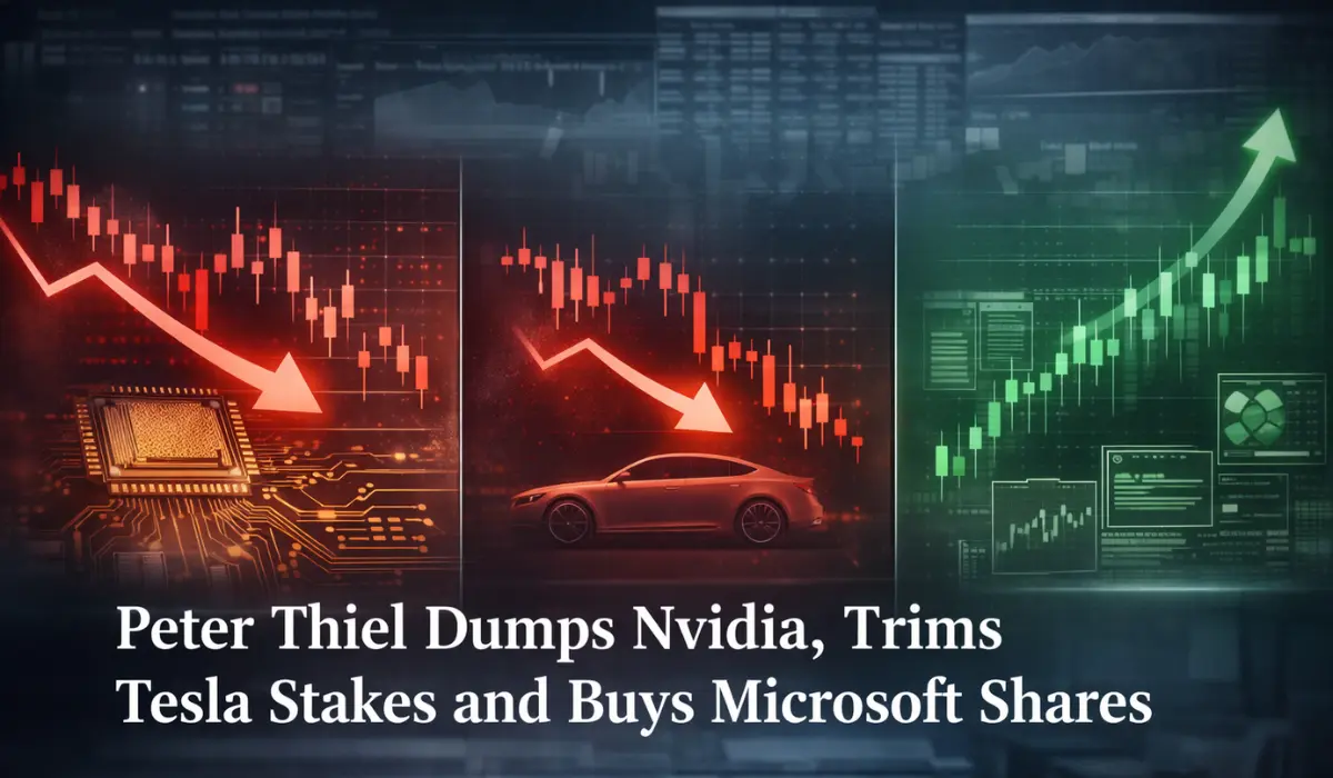 Peter Thiel Dumps Nvidia, Trims Tesla Stakes, and Buys Microsoft Shares