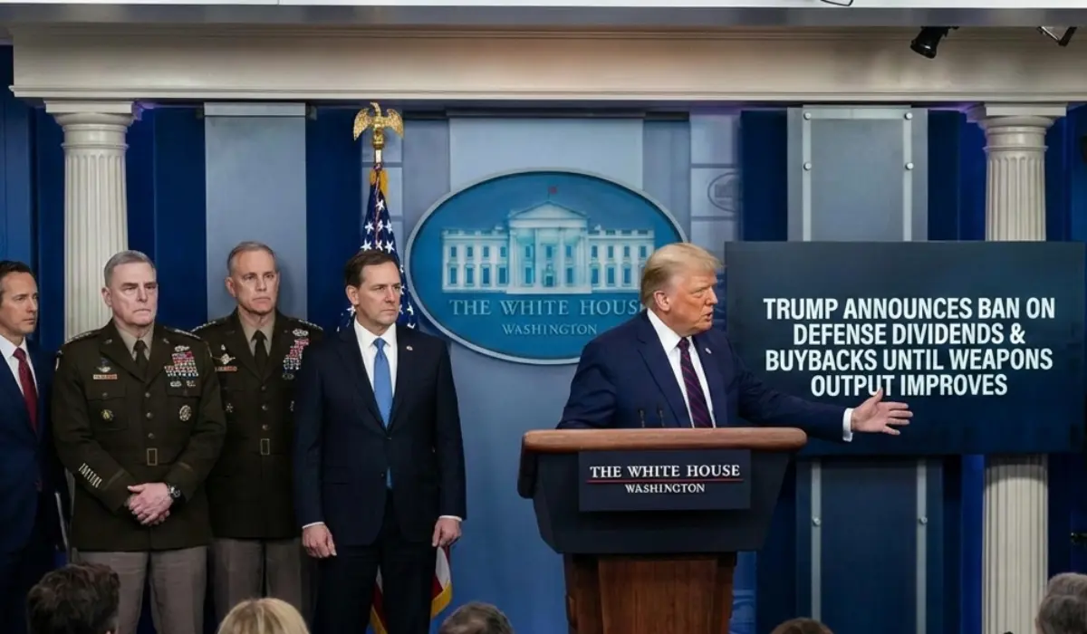 Trump Bans Defense Dividends, Buybacks Until Weapons Output Improves