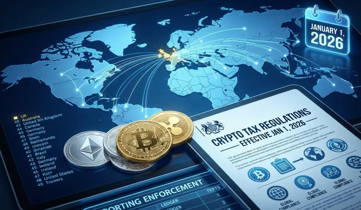 UK Among 48 Countries Enforcing Crypto Tax Rules Starting Jan. 1