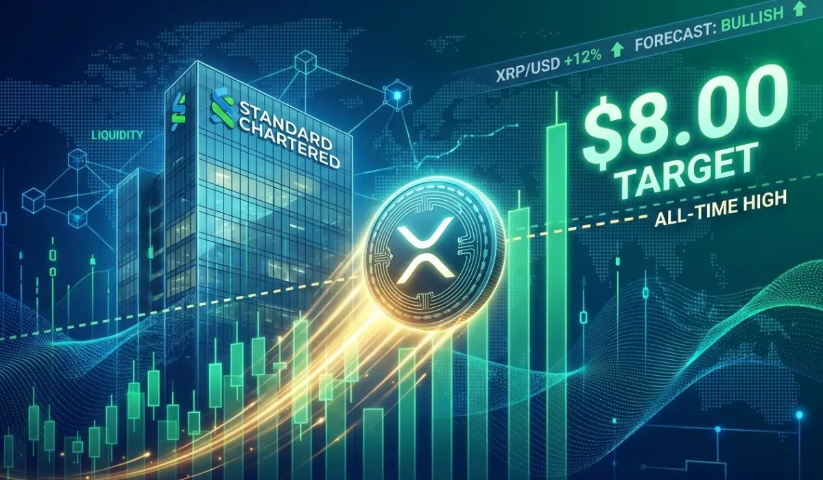 XRP Poised for New All-Time High: Standard Chartered Forecasts $8.00 Valuation