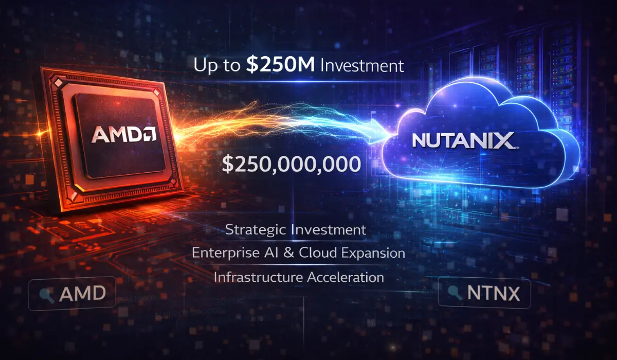 Advanced Micro Devices to Invest Up to $250M in Nutanix