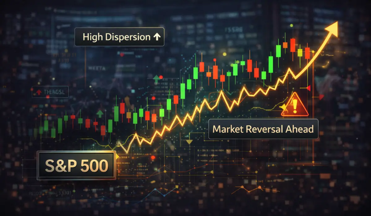 Analyst Suggests Elevated Dispersion Means Market Reversal Could Be Ahead For The S&P 500