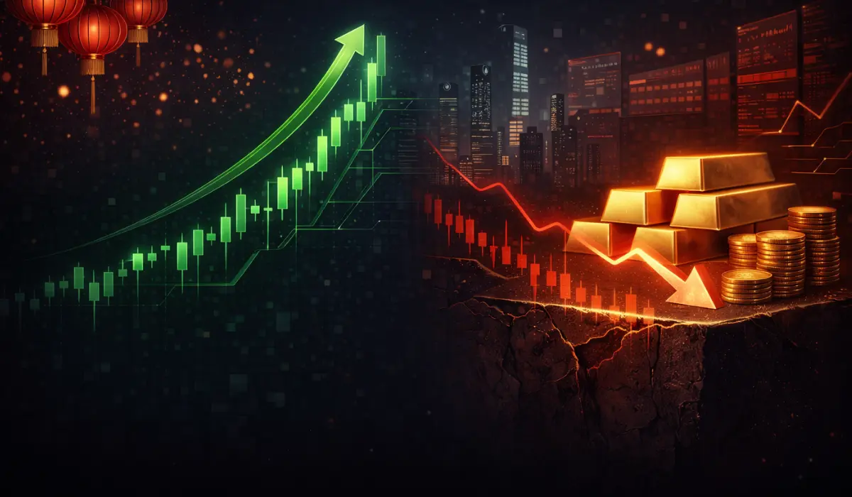 Asian Markets Rise Ahead of Lunar New Year as Gold Prices Slip