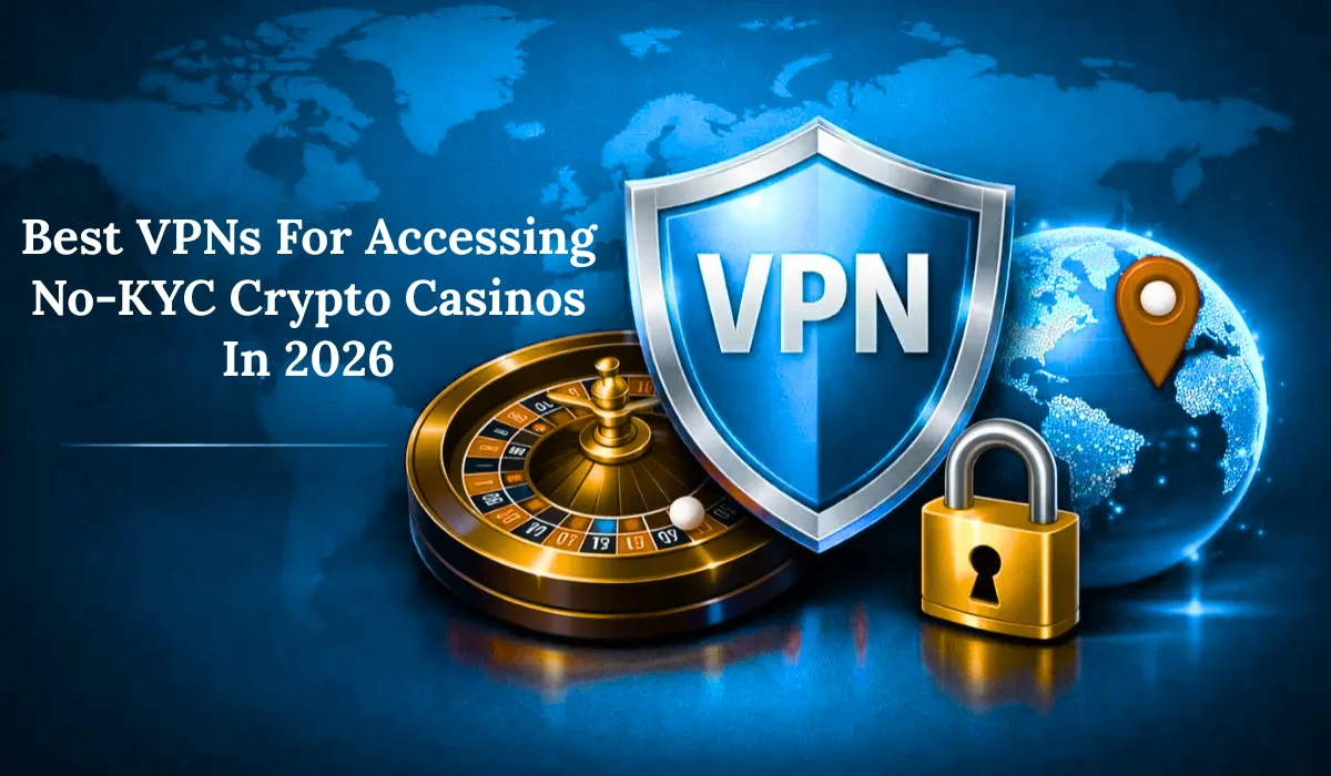 Best VPNs For Accessing No-KYC Crypto Casinos In 2026