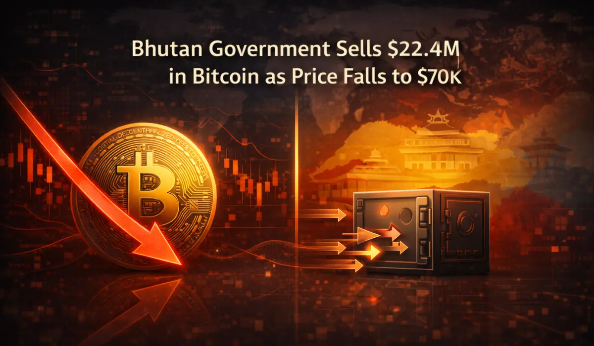 Bhutan Government Sells $22.4M in Bitcoin as Price Falls to $70K