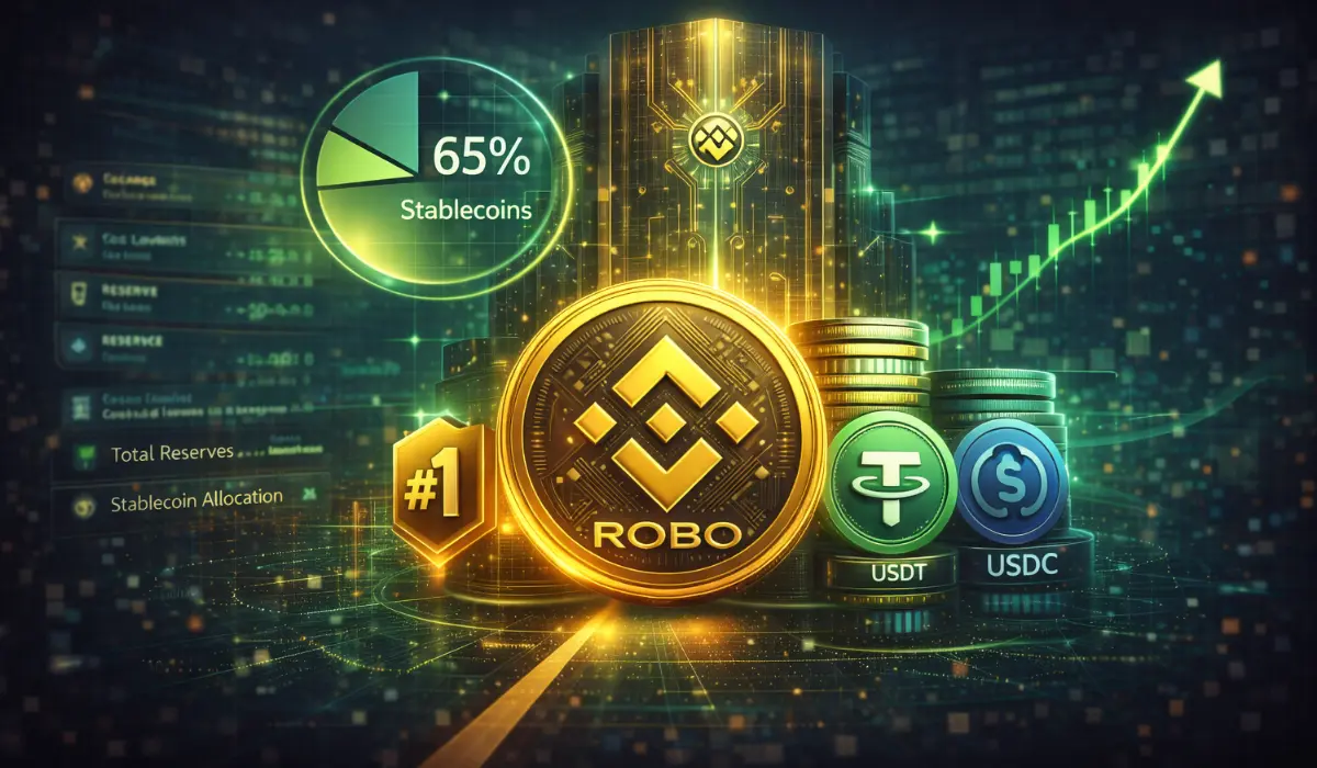 Binance Takes Top Spot in Reserves with Stablecoins Now Above 65%