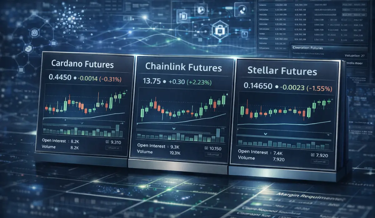 CME Group Launches First Cardano, Chainlink, Stellar Futures Trades