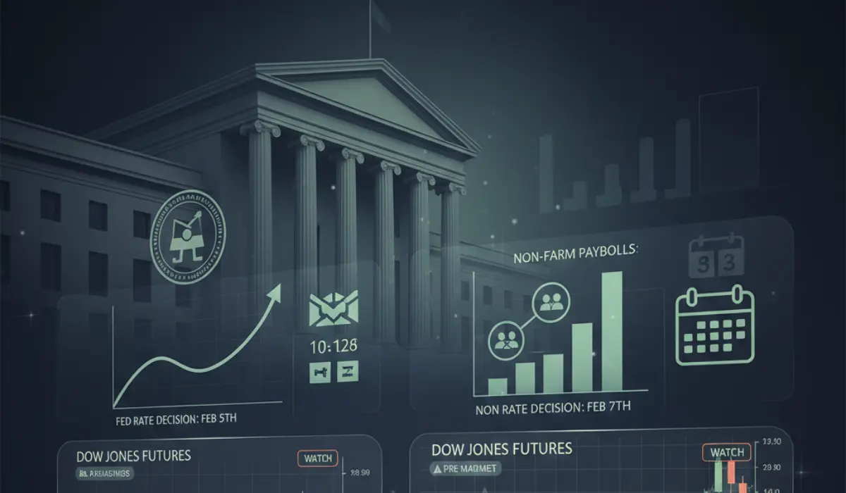 Dow Jones & Nasdaq 100: US Futures Brace for Fed, Labor Signals