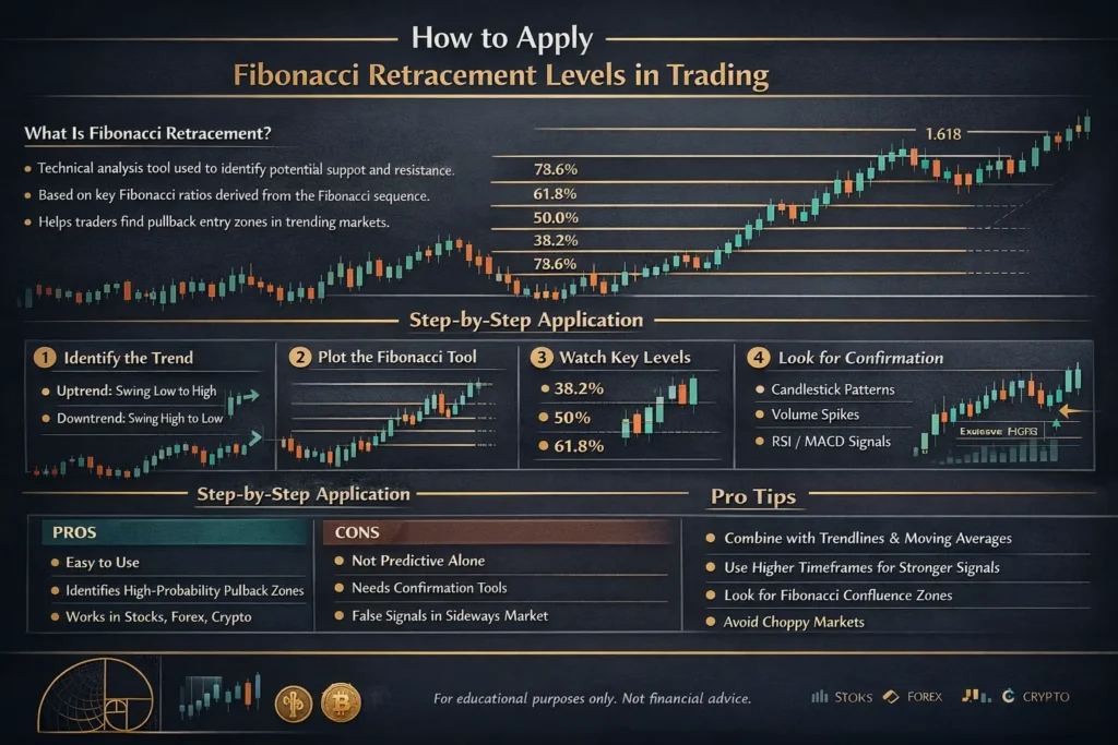 How to Apply Fibonacci Retracement Levels in Trading?