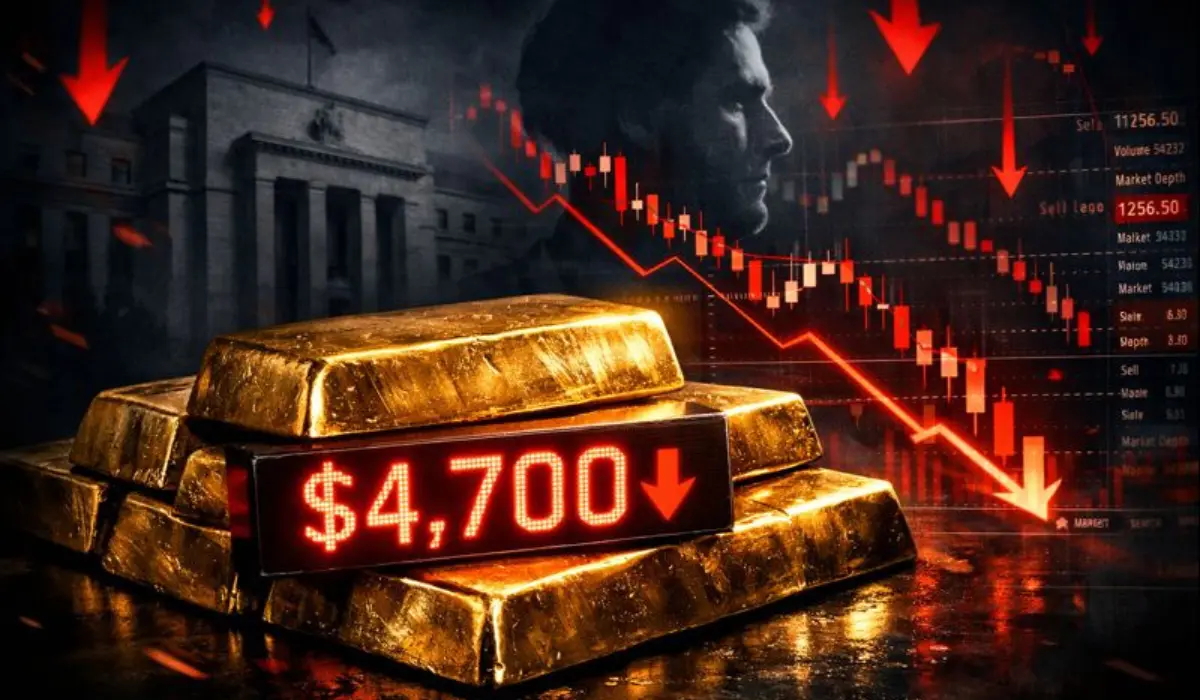 Gold Drops Under $4,700 After Warsh Fed Pick, CME Raises Margin Requirements