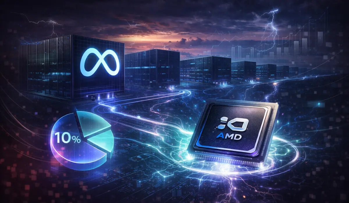 Meta and AMD Strike Up 6-Gigawatt Deal For AI Data Centers, Set To Own 10% of The Chipmaker