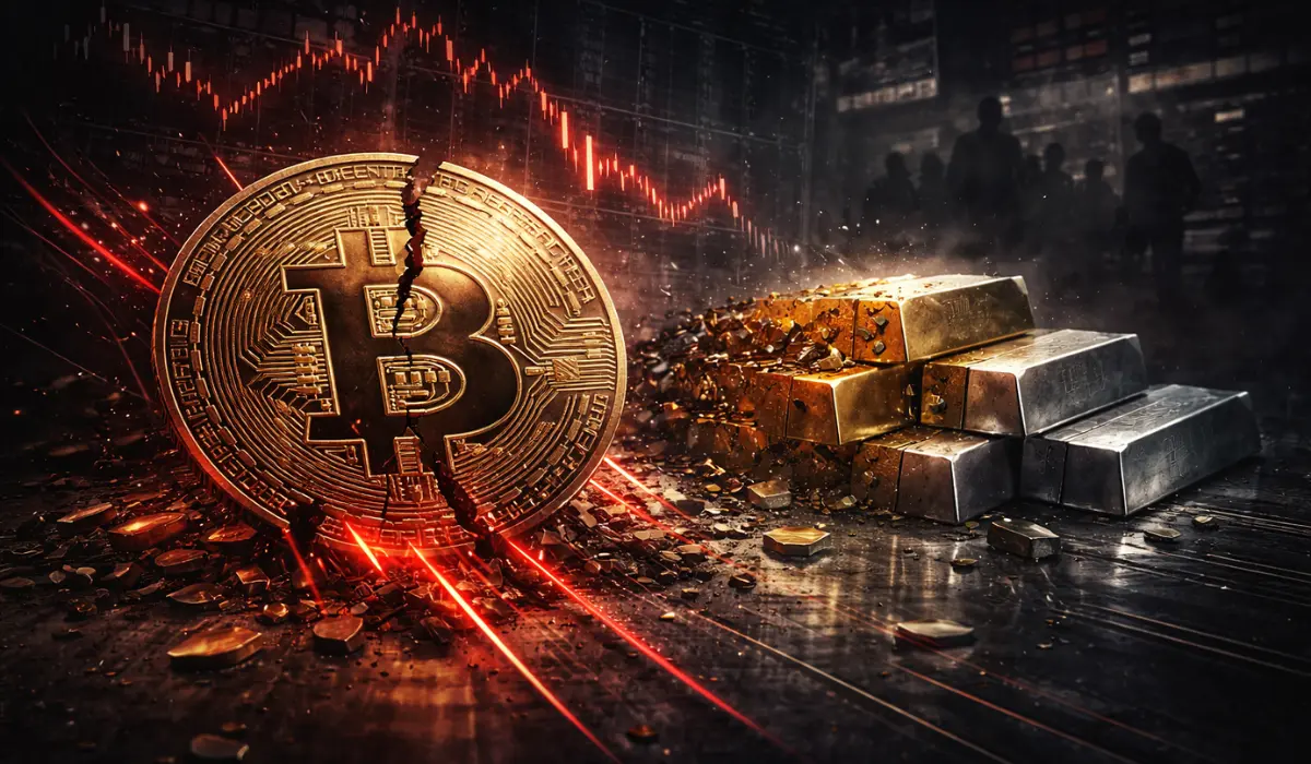 Michael Burry Warns Bitcoin Crash Could Trigger $1B Gold, Silver Liquidations