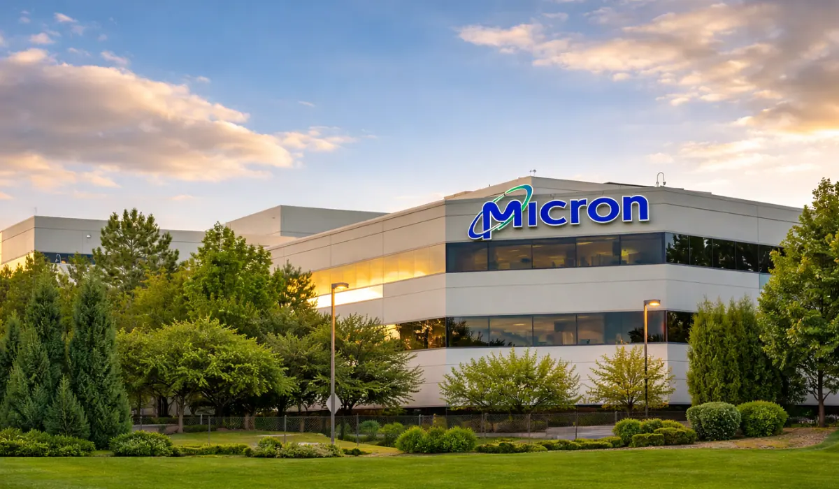 Micron Shares Climb